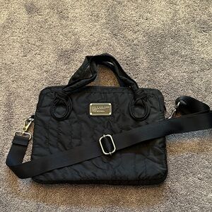 Mark Jacobs Quilted Laptop Bag with Strap